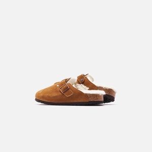 Boston Shearling Birkenstock in Mink